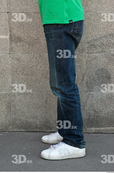 Leg Casual Jeans Average Street photo references