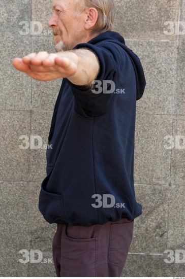 Upper Body Man Casual Pullower Average Street photo references