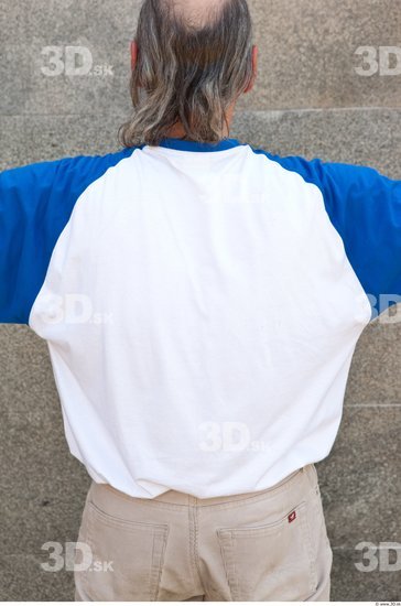 Upper Body Man Casual Shirt T shirt Average Street photo references