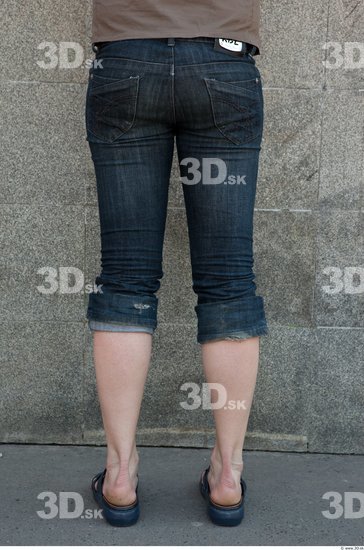 Leg Woman Casual Jeans Average Street photo references