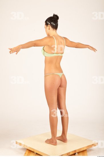 Whole Body Woman T poses Casual Underwear Slim Studio photo references