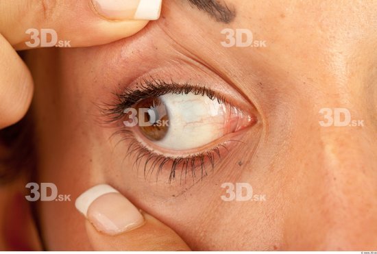 Eye Whole Body Woman Casual Slim Studio photo references