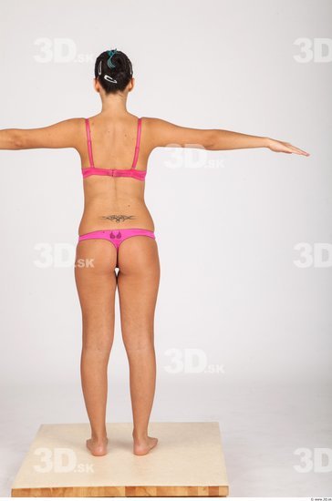 Whole Body Woman T poses Casual Underwear Average Studio photo references