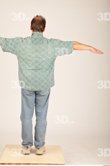 Whole Body Man T poses Casual Average Studio photo references