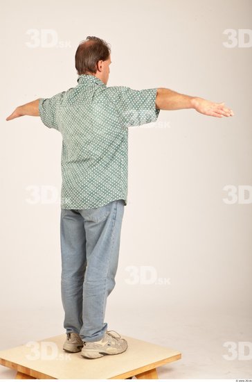 Whole Body Man T poses Casual Average Studio photo references