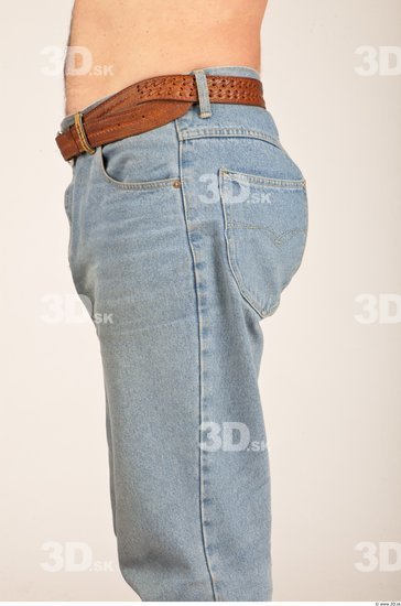 Thigh Whole Body Man Casual Jeans Average Studio photo references