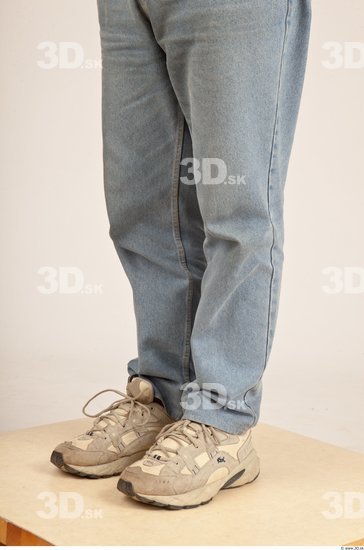 Calf Whole Body Man Casual Jeans Average Studio photo references