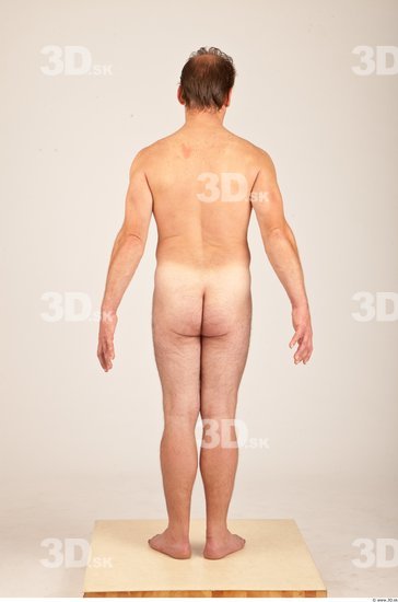 Whole Body Man Animation references Nude Casual Average Studio photo references