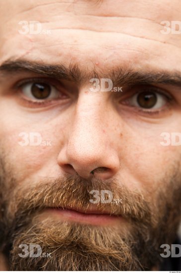 Nose Casual Average Bearded Street photo references