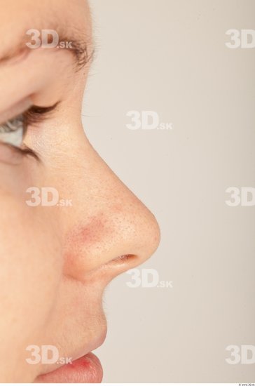 Nose Whole Body Woman Formal Slim Studio photo references