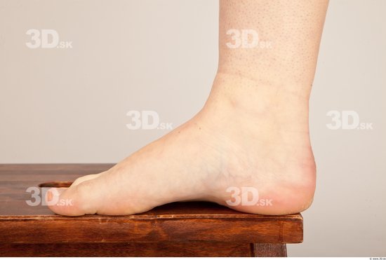 Foot Whole Body Woman Formal Slim Studio photo references