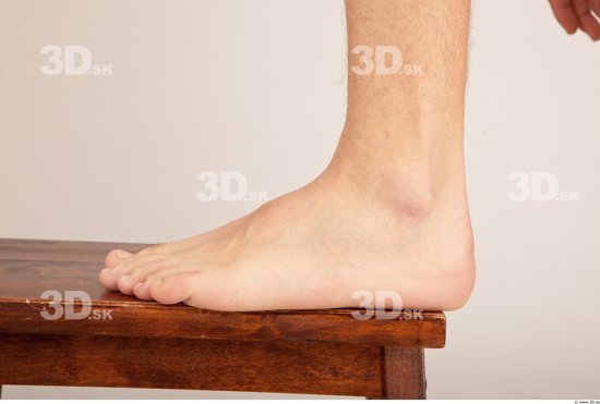 Foot Whole Body Man Casual Average Studio photo references