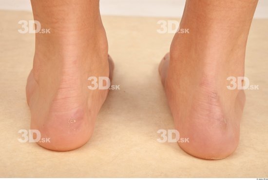 Foot Whole Body Woman Casual Slim Studio photo references