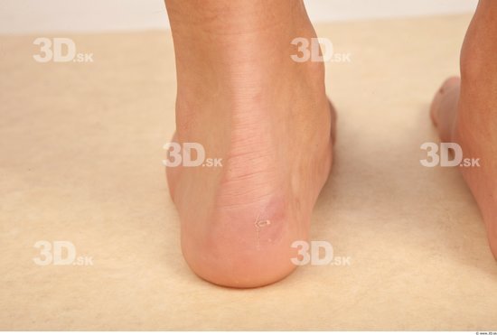 Foot Whole Body Woman Casual Slim Studio photo references