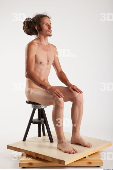 Whole Body Man Artistic poses White Nude Slim