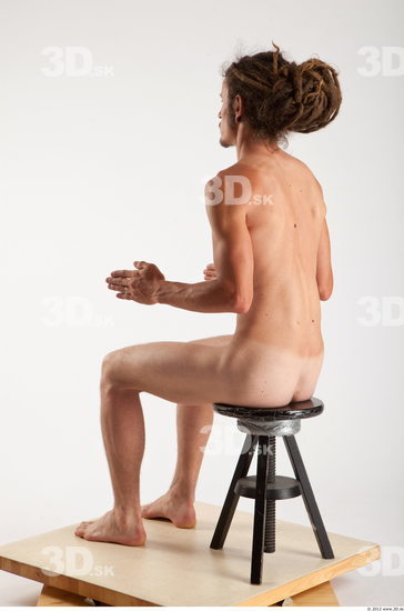 Whole Body Man Artistic poses White Nude Slim