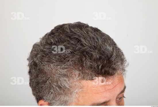 Head Man White Average Wrinkles Male Studio Poses