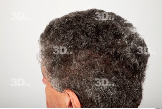 Head Man White Average Wrinkles Male Studio Poses