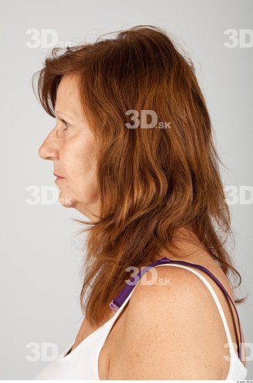 Head Woman White Average Wrinkles Female Studio Poses