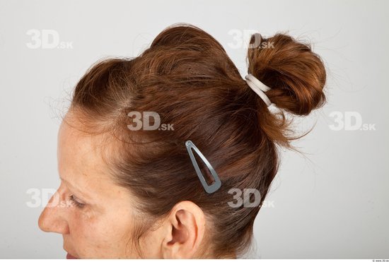 Head Woman White Average Wrinkles Female Studio Poses