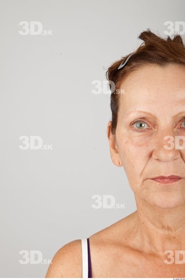 Head Woman White Average Wrinkles Female Studio Poses