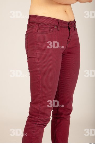 Thigh Whole Body Woman Casual Formal Jeans Slim Studio photo references