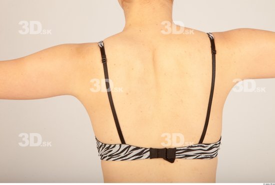 Whole Body Back Woman Underwear Formal Bra Slim Studio photo references