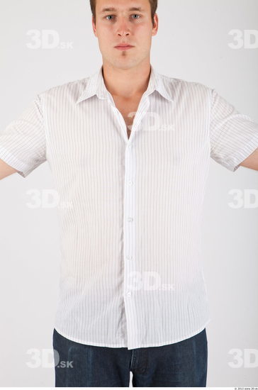 Upper Body Whole Body Man Casual Shirt Average Studio photo references