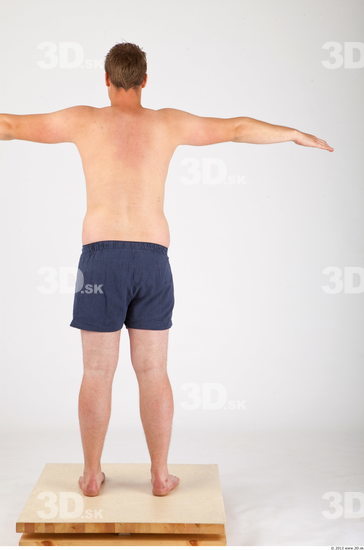 Whole Body Man T poses Casual Underwear Average Studio photo references