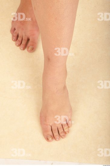 Foot Whole Body Woman Casual Slim Studio photo references