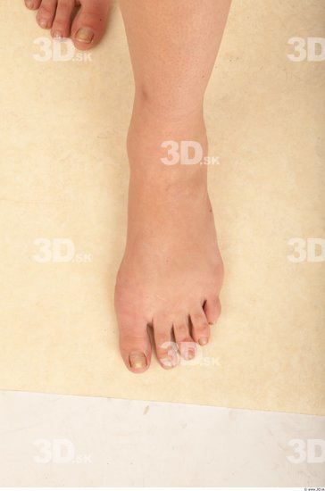 Foot Whole Body Woman Casual Slim Studio photo references
