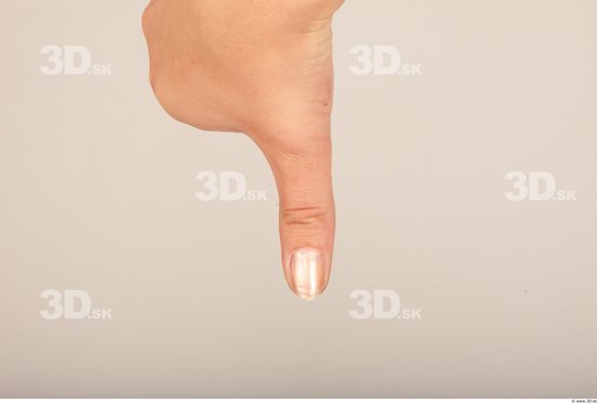 Fingers Whole Body Woman Casual Slim Studio photo references