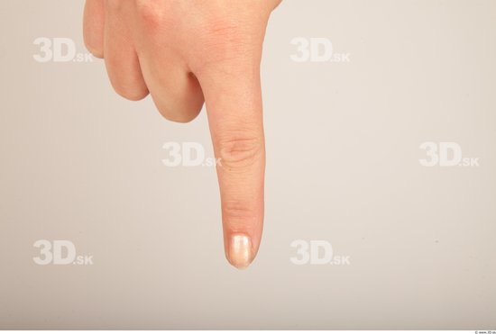 Fingers Whole Body Woman Casual Slim Studio photo references