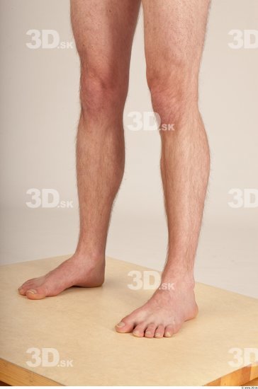 Calf Whole Body Man Nude Casual Average Studio photo references