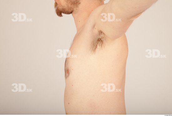 Chest Whole Body Man Nude Casual Average Studio photo references