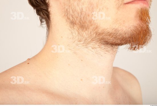 Neck Whole Body Man Casual Average Bearded Studio photo references