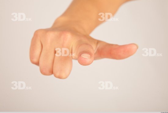 Fingers Whole Body Woman Formal Slim Studio photo references