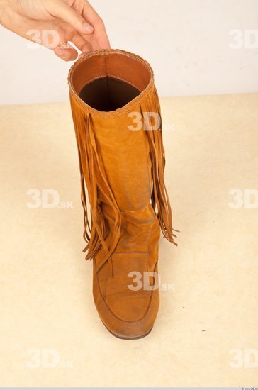 Whole Body Woman Casual Boot Slim Studio photo references