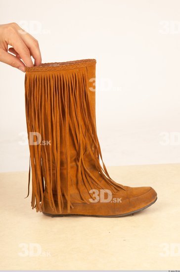 Whole Body Woman Casual Boot Slim Studio photo references