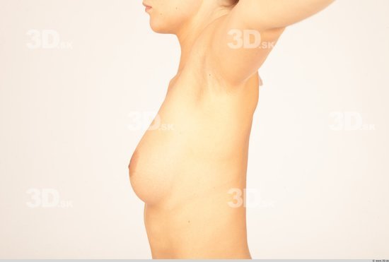 Whole Body Breast Woman Nude Casual Slim Studio photo references