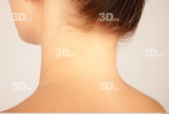 Neck Whole Body Woman Casual Slim Studio photo references