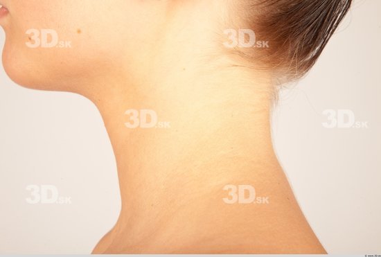 Neck Whole Body Woman Casual Slim Studio photo references