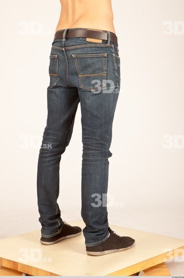 Leg Whole Body Man Casual Jeans Athletic Studio photo references