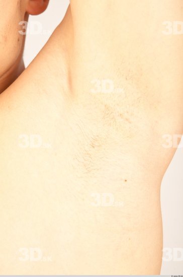 Whole Body Underarm Man Nude Casual Athletic Studio photo references