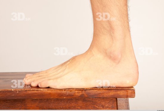 Foot Whole Body Man Casual Athletic Studio photo references