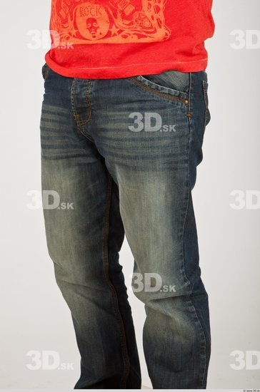 Whole Body Man White Casual Average Male Studio Poses