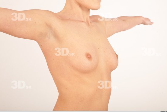 Whole Body Woman White Nude Slim Female Studio Poses