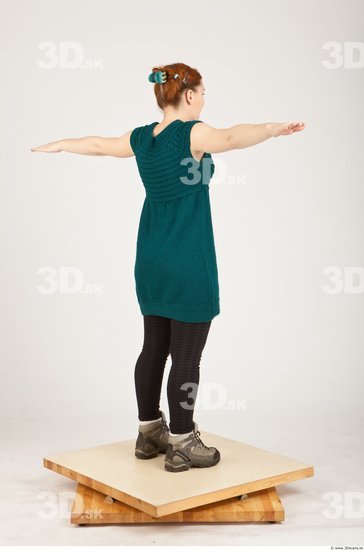 Whole Body Woman White Casual Average Female Studio Poses