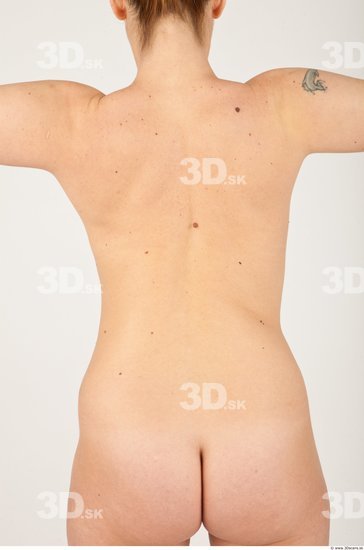 Whole Body Woman White Nude Slim Female Studio Poses