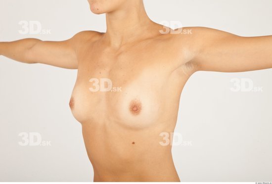 Whole Body Woman White Nude Slim Female Studio Poses